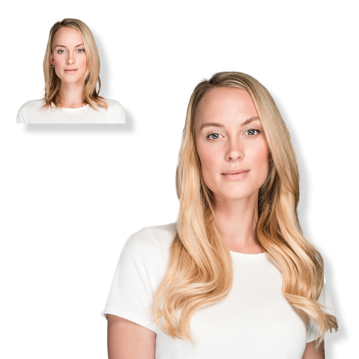 Locks & Mane 18'' Clipin Human Hair Extension 1