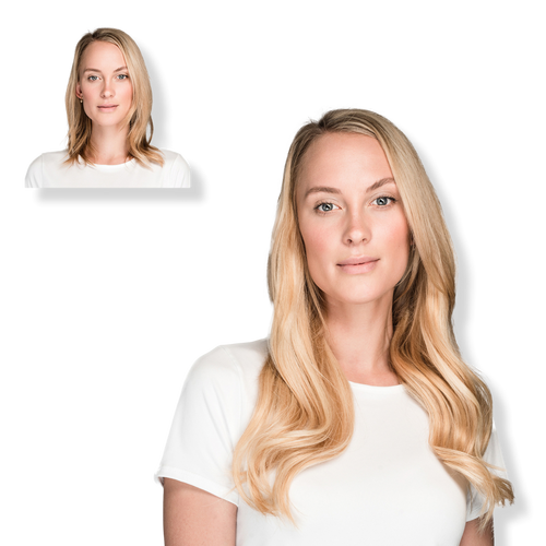 Locks & Mane - Cinnamon Bun 18'' Clip-in Human Hair Extension