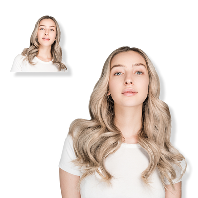 Locks & Mane 18'' Clip-in Human Hair Extension