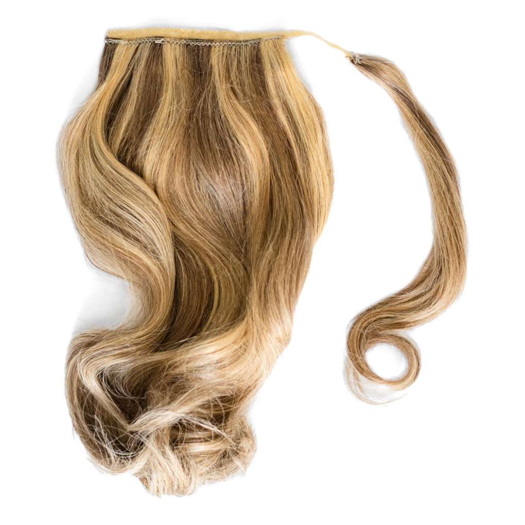 Hair loop tool. A piece of human hair is inserted as a loop into