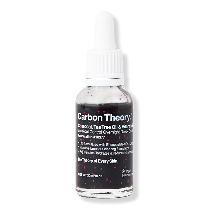 Carbon Theory. Charcoal, Tea Tree Oil & Vitamin E Overnight Detox Serum #1