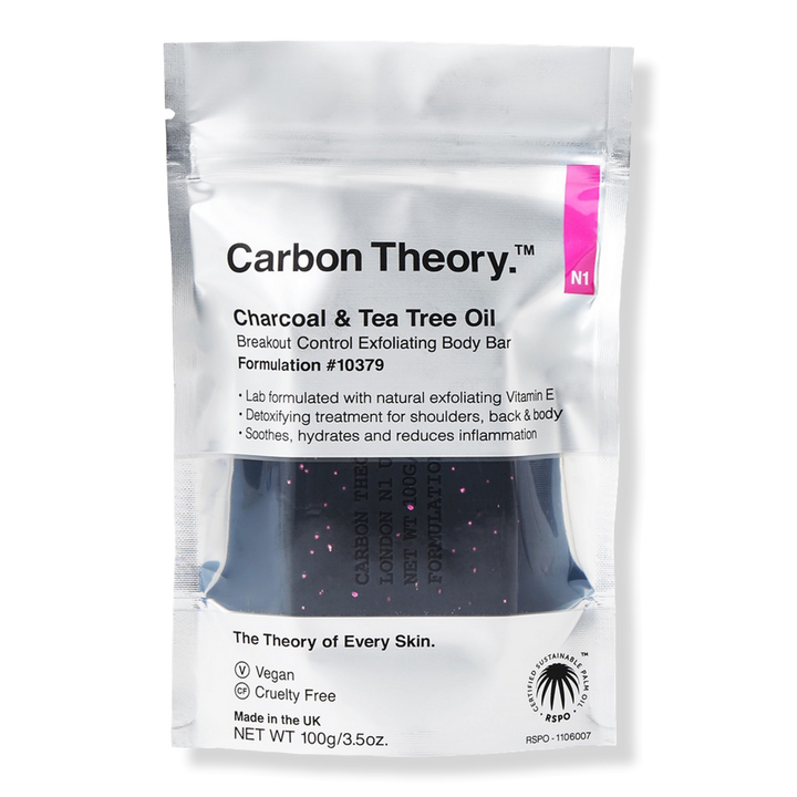 Carbon Theory. Charcoal & Tea Tree Oil Breakout Control Exfoliating Body Bar #1