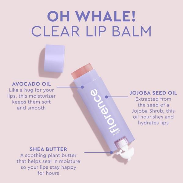 florence by mills Oh Whale! Clear Lip Balm #3