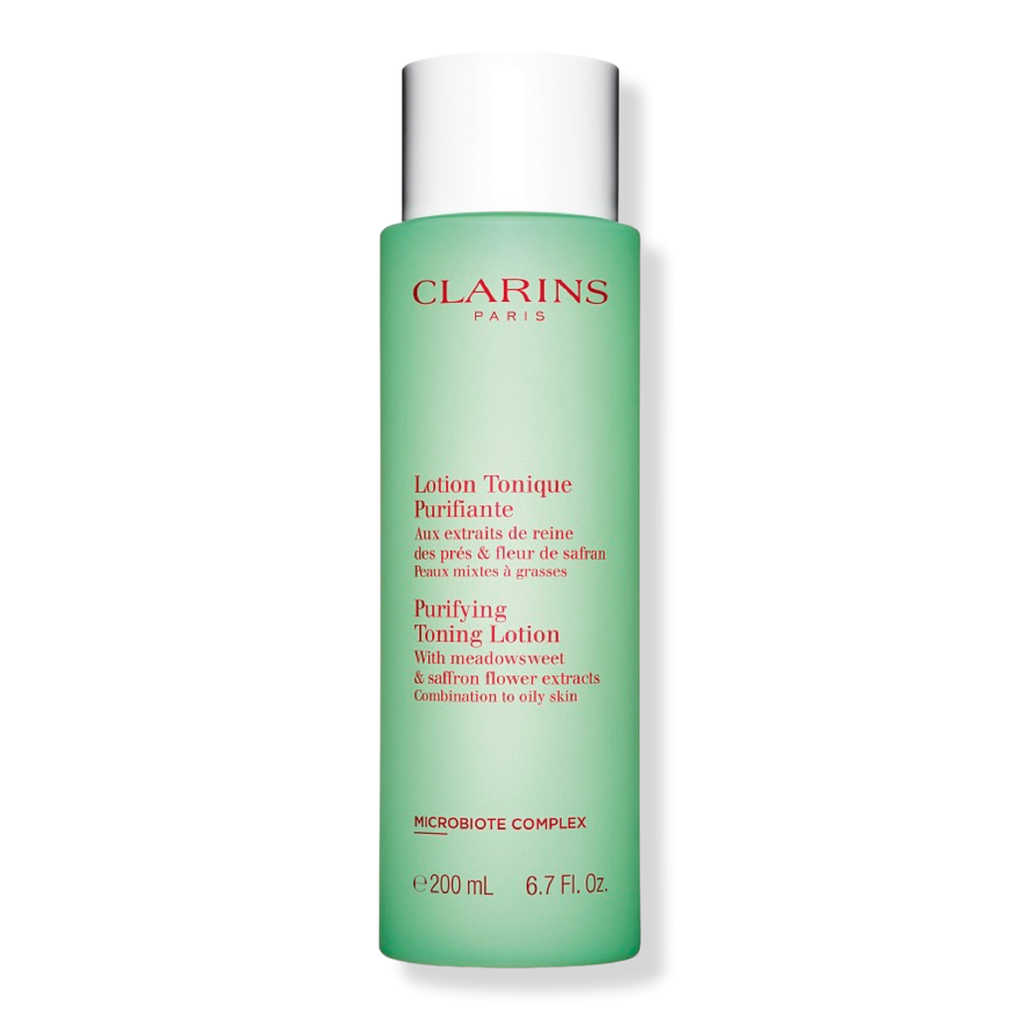 Clarins для жирной кожи. Тонизирующий лосьон Clarins. Lotion Tonique Purifiante очищающий. Clarins тоник Lotion. Тоник Clarins для жирной кожи.