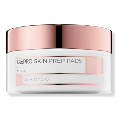 BeautyBio GloPRO Skin Prep Pads Clarifying Skin Cleansing Wipes with Peptides