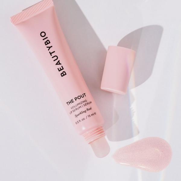 BeautyBio The Pout Sparkling Rosé Volumizing Lip Serum #4