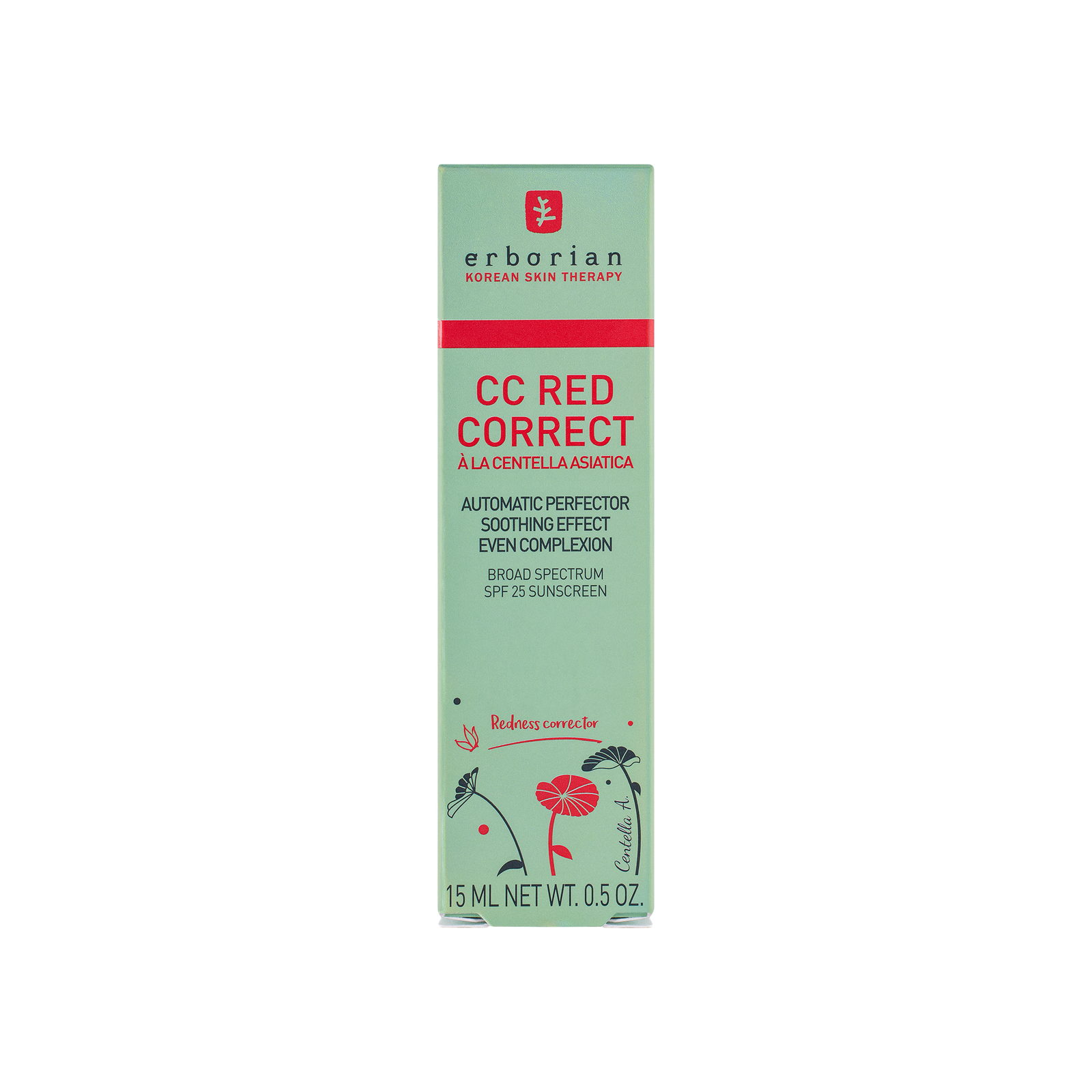 Travel Size CC Red Correct Green Color Corrector SPF25