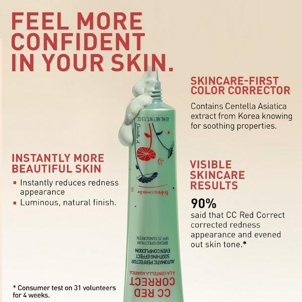 Erborian Travel Size CC Red Correct Green Color Corrector SPF25 #6