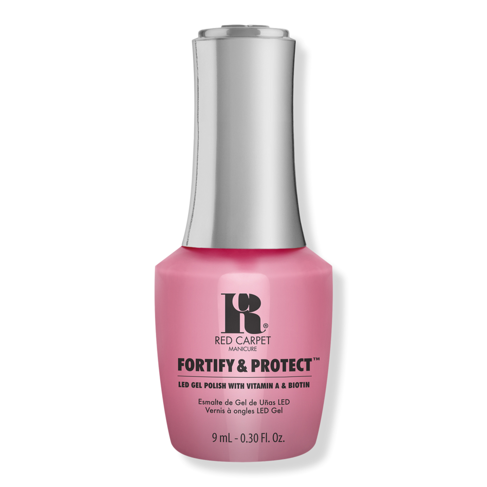 Red Carpet Manicure Fortify & Protect Led Gel Nail Polish Collection - Very Important Pink