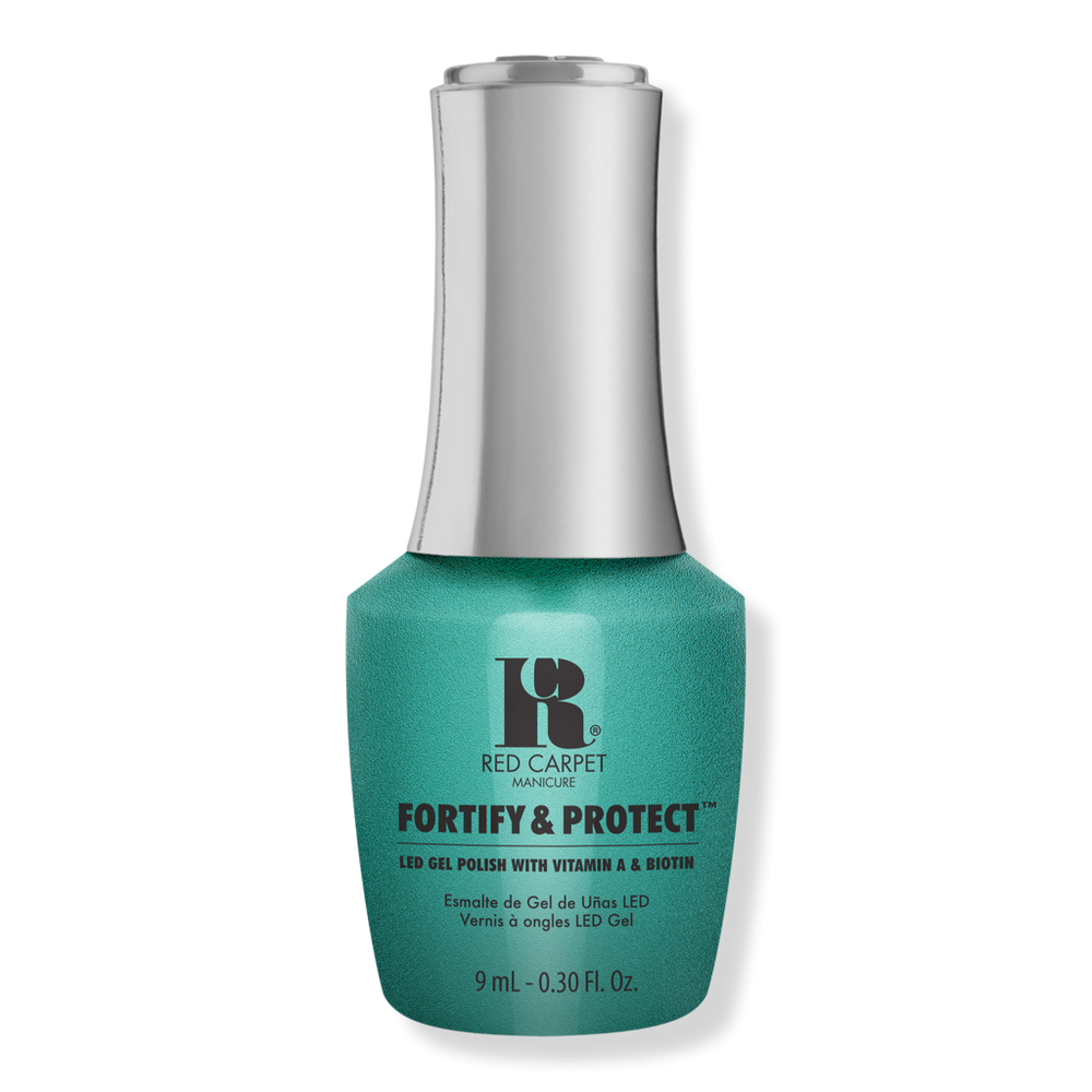 Red Carpet Manicure Fortify & Protect Led Gel Nail Polish Collection - Teal We Meet Again