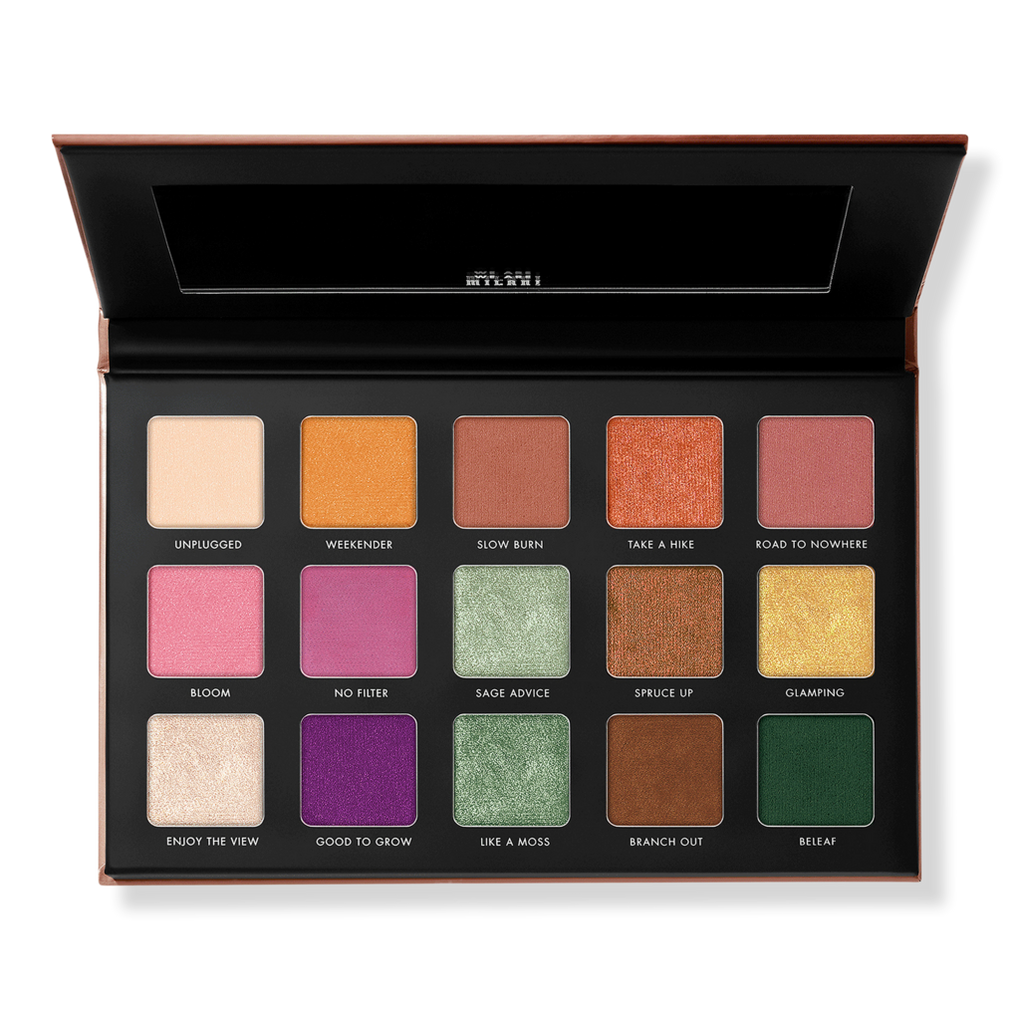 L.A. Colors Color Vibe 12 Color Eyeshadow Palette, Sunset, 0.30 fl oz