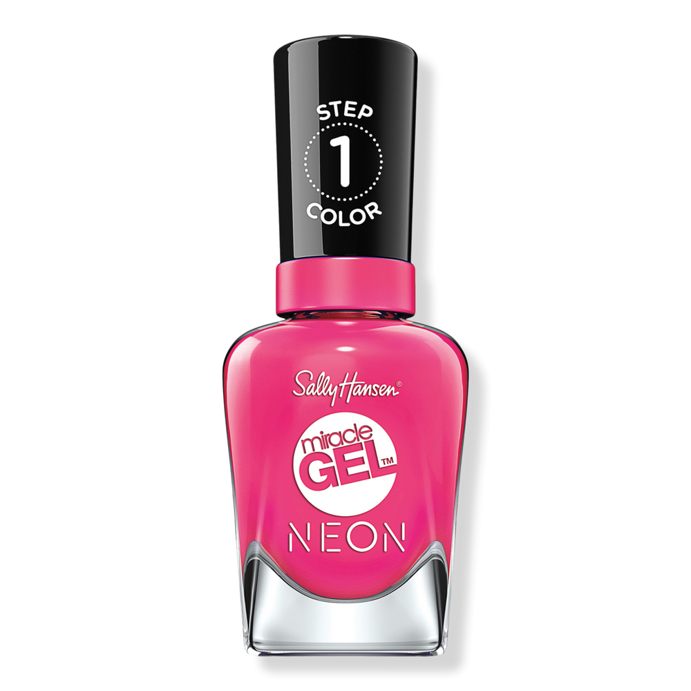 Sally Hansen Miracle Gel Nail Polish, Pinks & Purples - Fuchsia Fever Neon