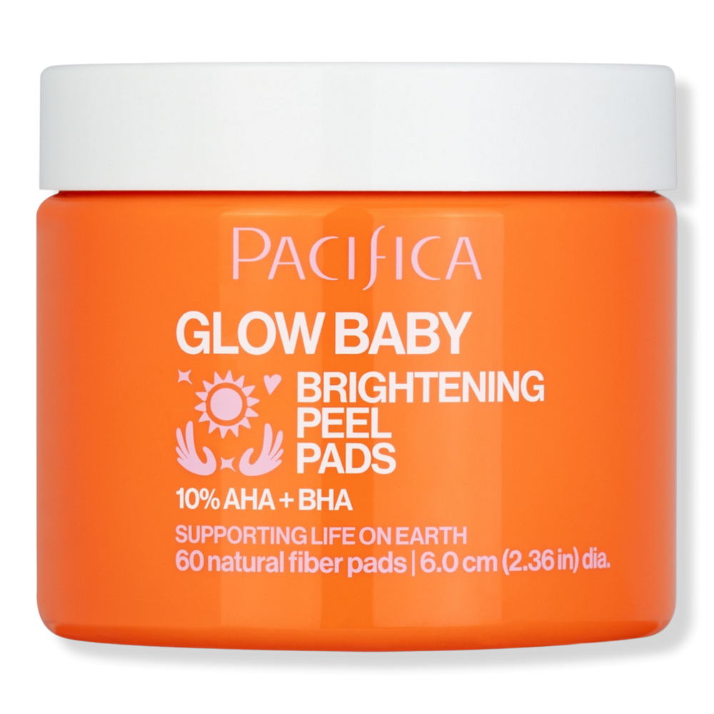 Pacifica Glow Baby Brightening Peel Pads 10% Aha + Bha