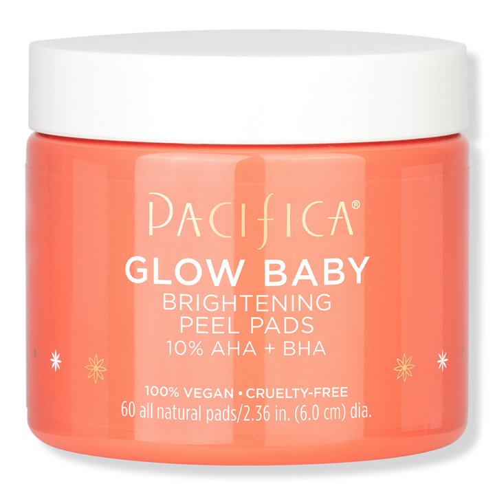 Pacifica Glow Baby Brightening Peel Pads 10% AHA + BHA #1