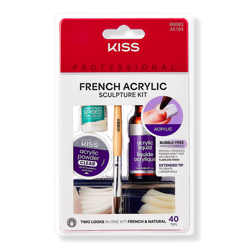 Kiss French Acrylic Press On Nails Sculpture Kit