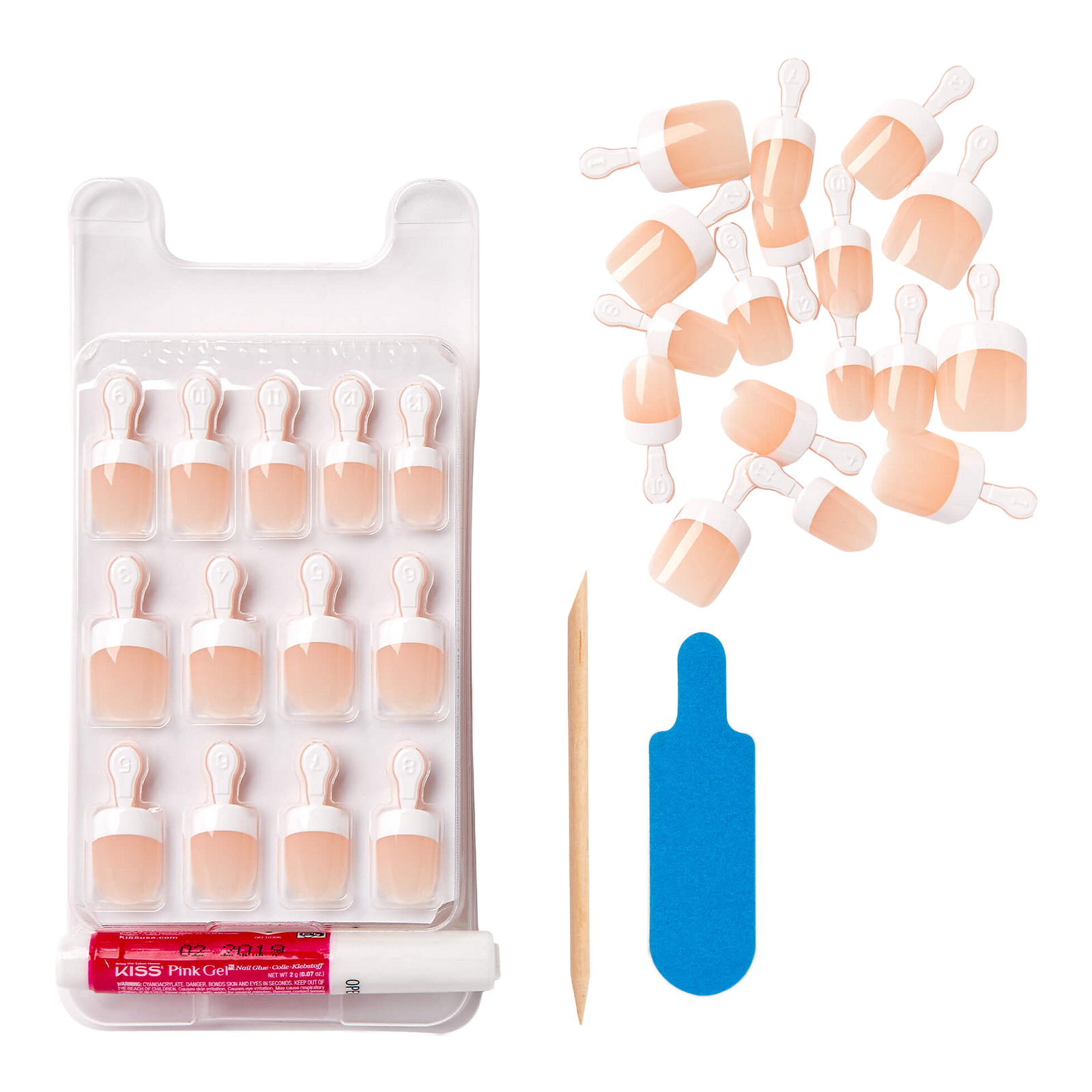 Salon Acrylic French Manicure Fashion Nails