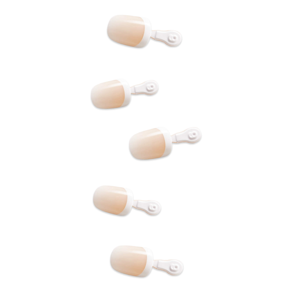 Salon Acrylic French Manicure Fashion Nails