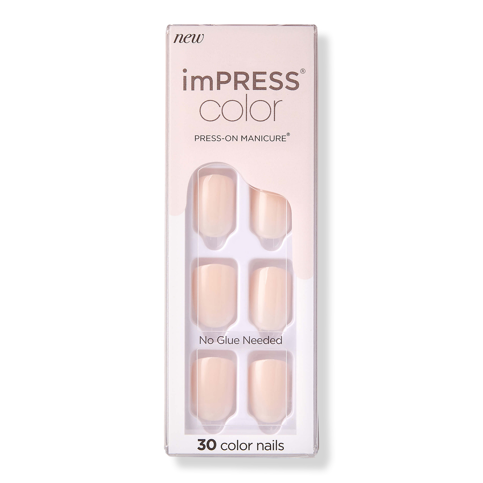 Kiss imPRESS Color Short Press-On Manicure Nails #1