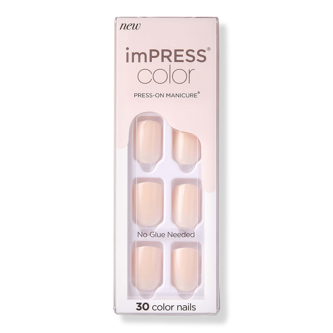 Kiss imPRESS Color Short Press-On Manicure Nails #1