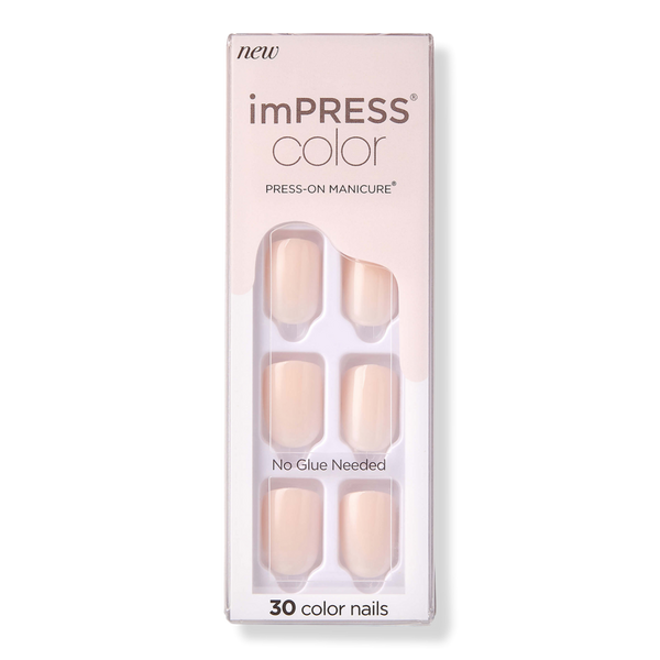 Kiss imPRESS Color Short Press-On Manicure Nails #1