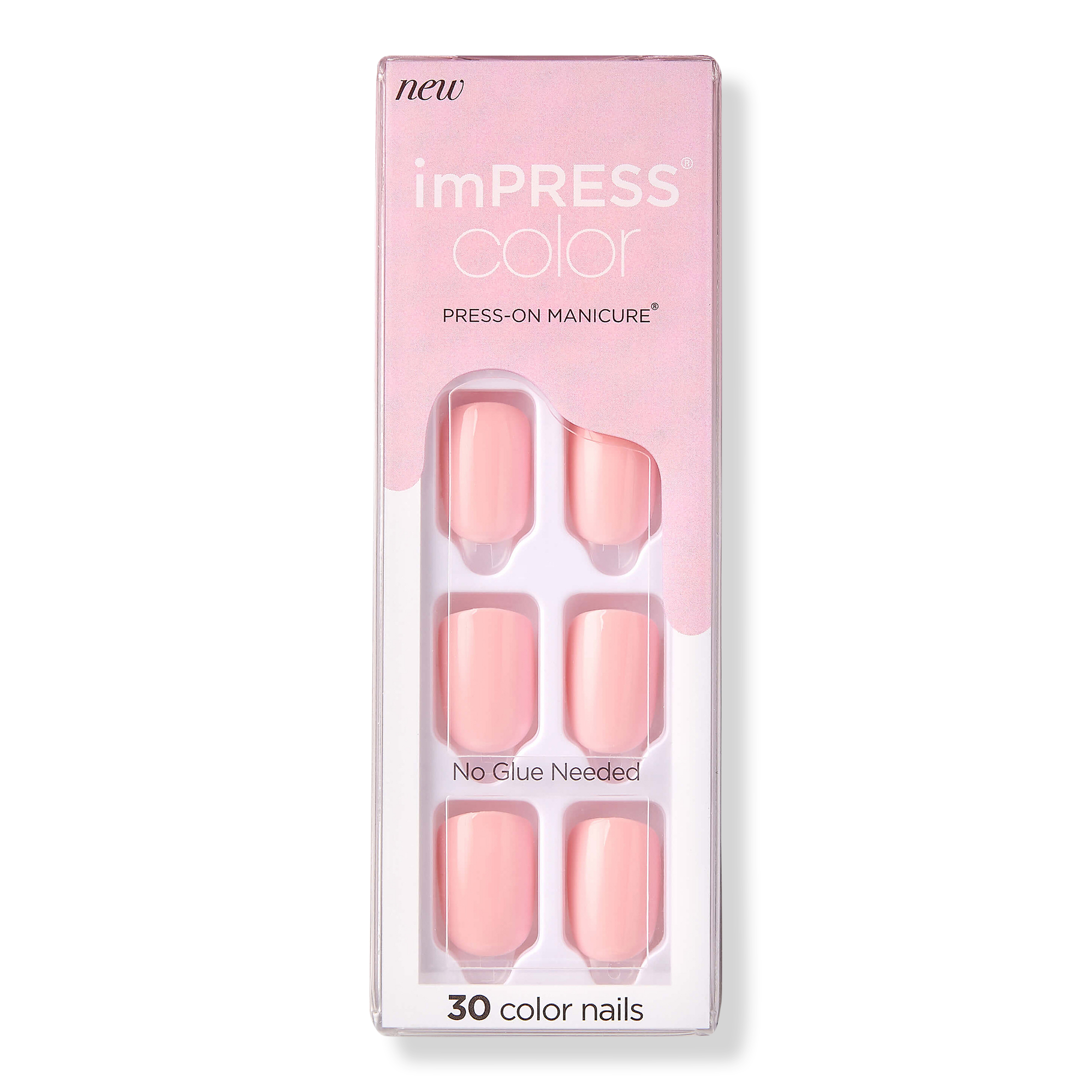 Kiss imPRESS Color Short Press-On Manicure Nails #1