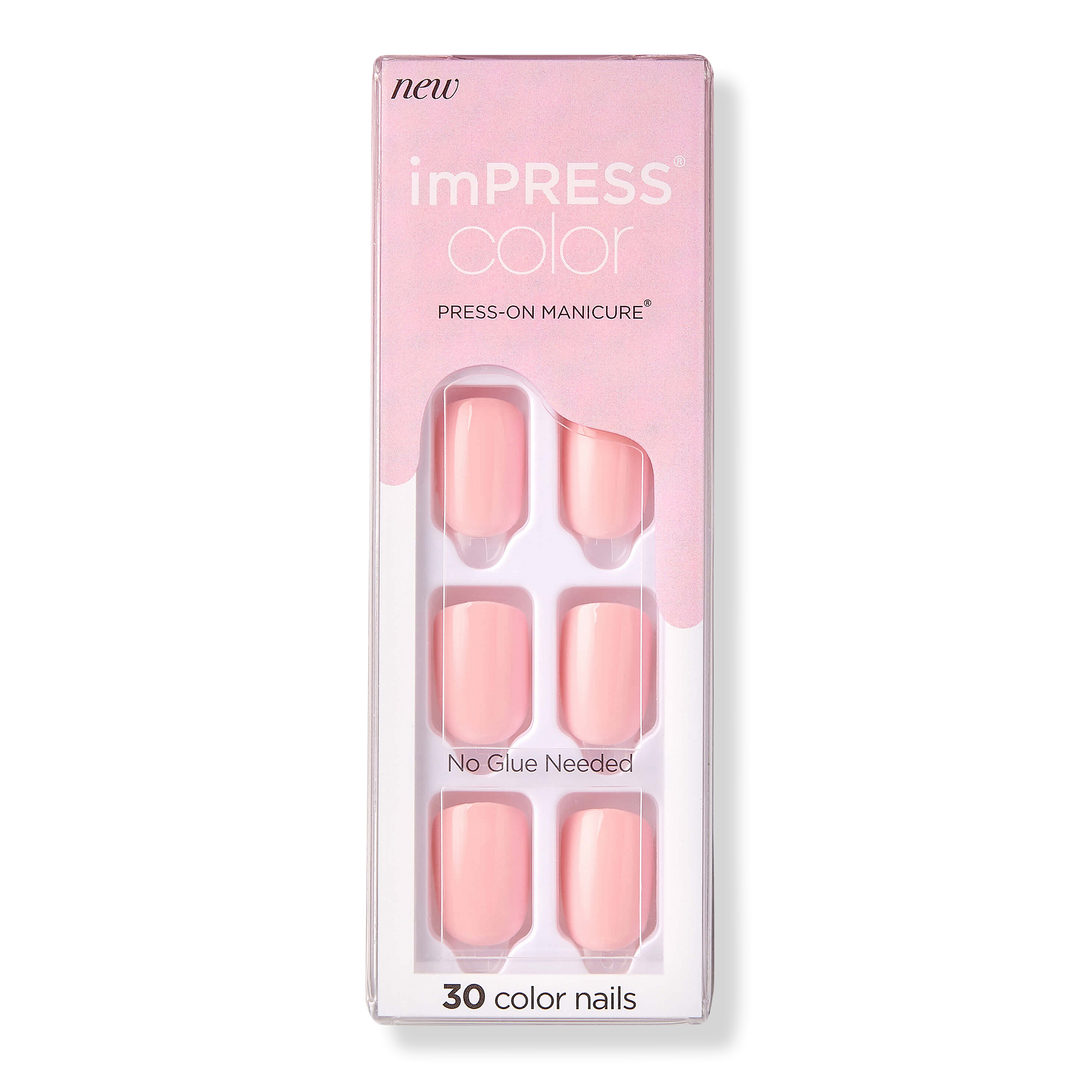 Kiss imPRESS Color Short Press-On Manicure Nails #1