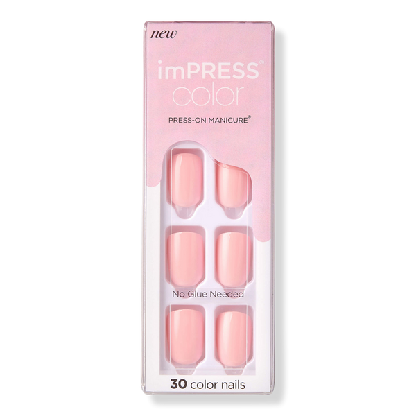 Kiss imPRESS Color Short Press-On Manicure Nails #1