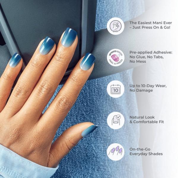 Kiss imPRESS Color Short Press-On Manicure Nails #7