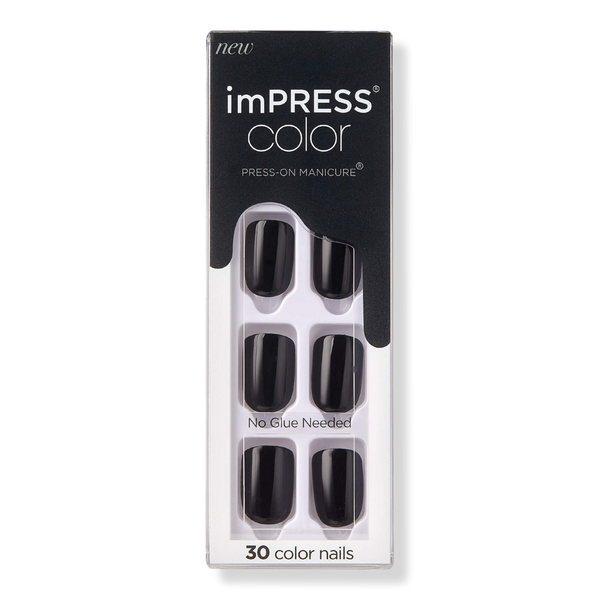 Kiss imPRESS Color Short Press-On Manicure Nails #1