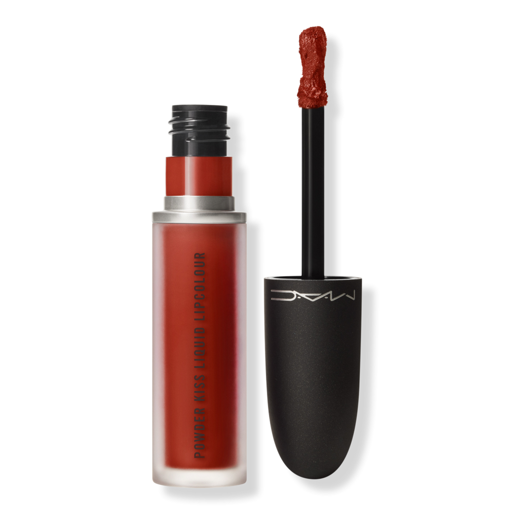 Mac Powder Kiss Liquid Lipcolor Longwear Lipstick - Marrakesh In Brown