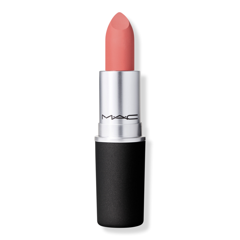 Mac Powder Kiss Moisturizing Matte Lipstick - Teddy In Brown
