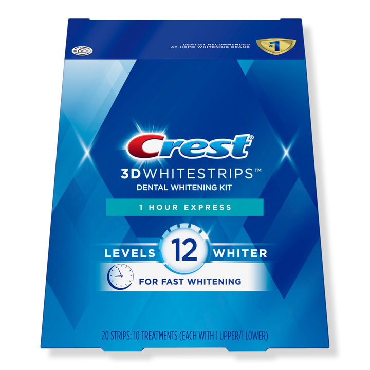 Crest 3D Whitestrips 1 Hour Express Dental Whitening Kit #1