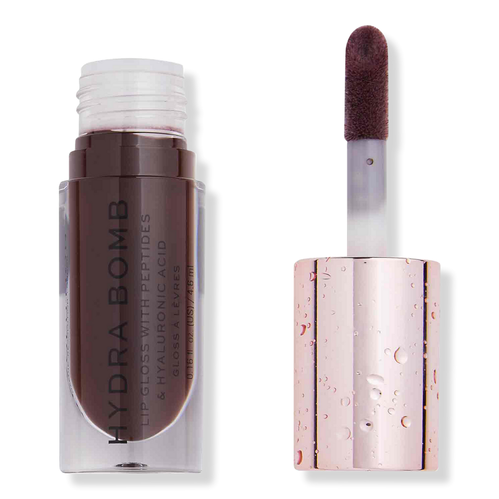Makeup Revolution Shimmer Bomb Lip Gloss - Glimmer (Rose Gold)