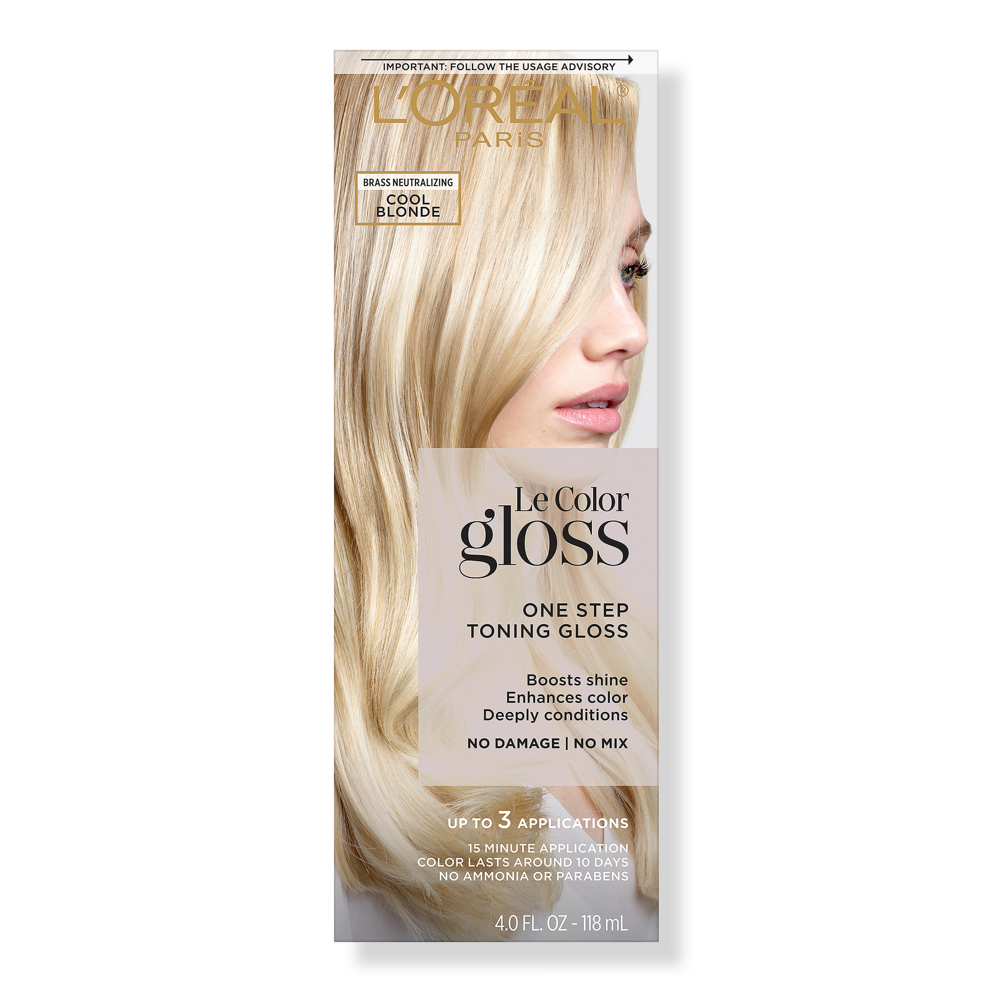 L'Oréal Le Color Gloss One Step Toning Gloss #1