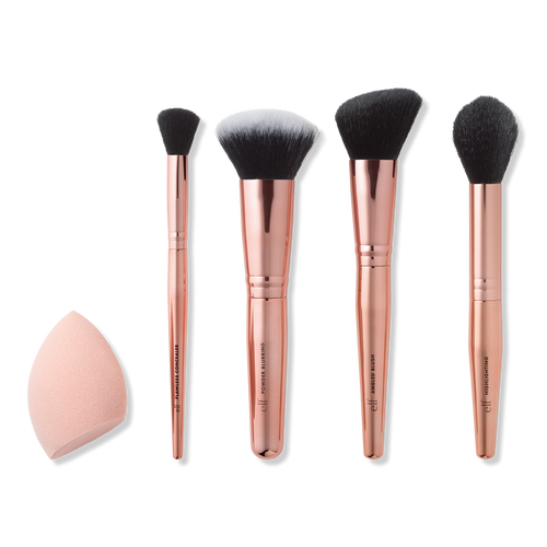 e.l.f. Cosmetics Complexion Essentials Brush & Sponge Set Ulta Beauty