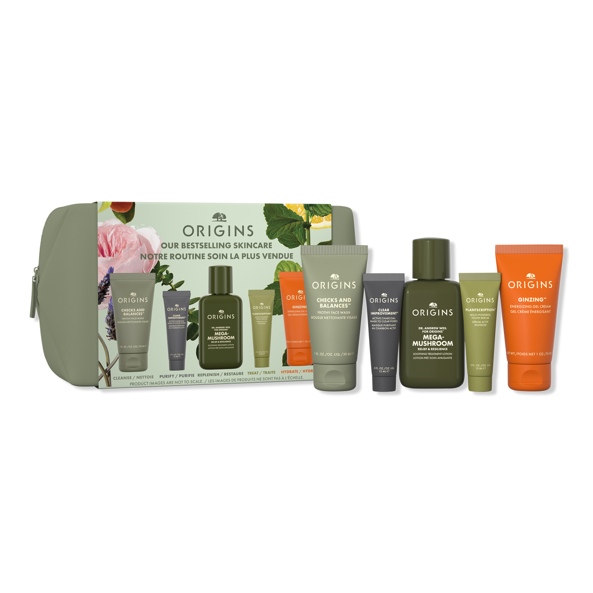 Origins cosmetics be fashion soothed 12 sets 60 piece bundle