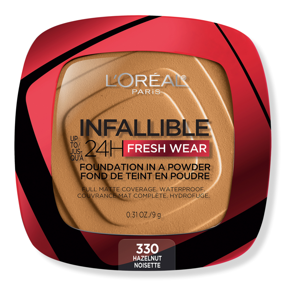 L'oreal Infallible 24h Fresh Wear Foundation In A Powder - 330 Hazelnut