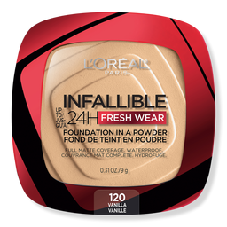 L'Oreal Infallible 24H Fresh Wear Foundation In A Powder - 120 Vanilla