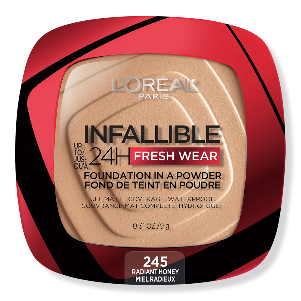 L'oreal, Infallible 24H Fresh Wear, Foundation in A Powder, 125 Ivory Buff