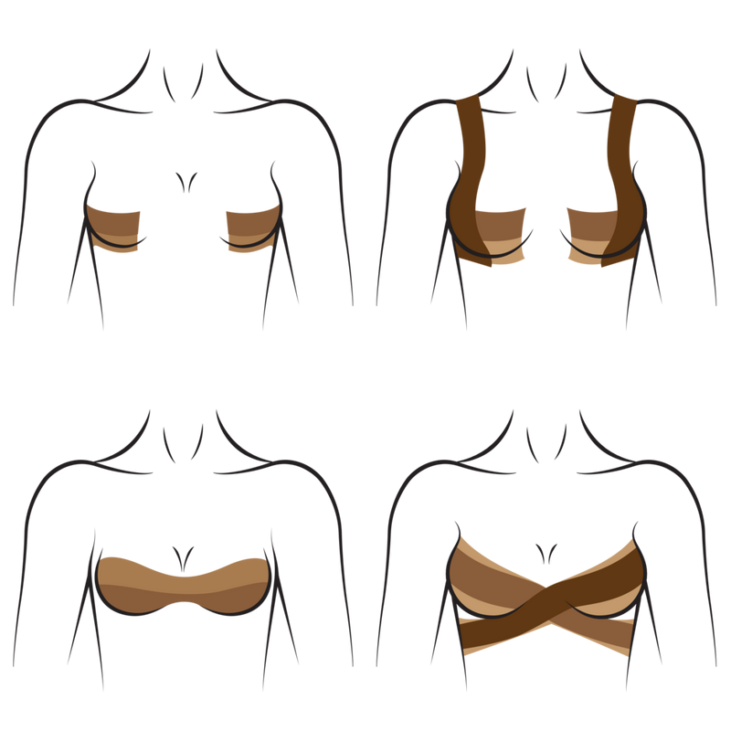 Hollywood Fashion Secrets Body Contour Tape, Self-Adhesive Disposables #2