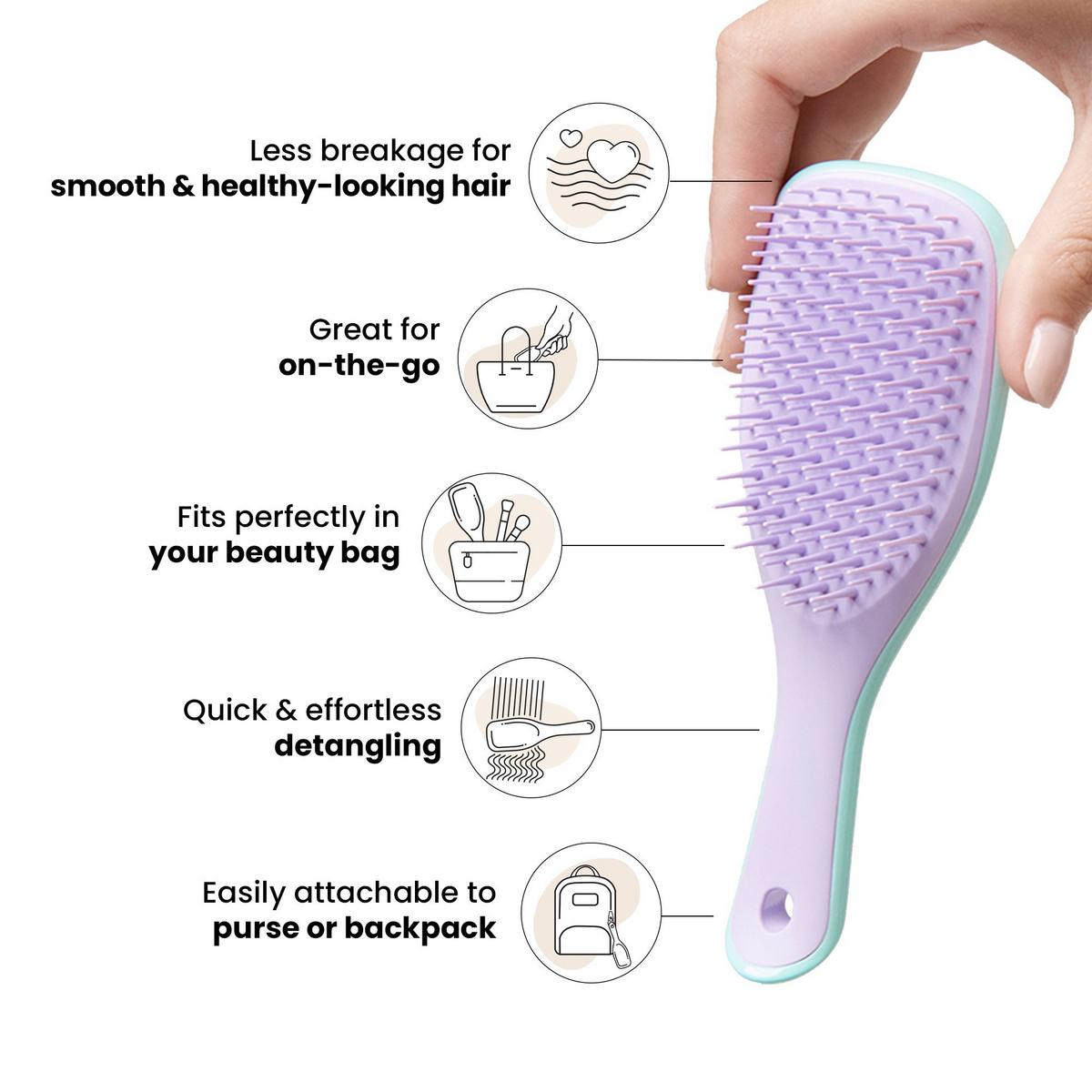 The Mini Ultimate Detangler Hairbrush - All Hair Types