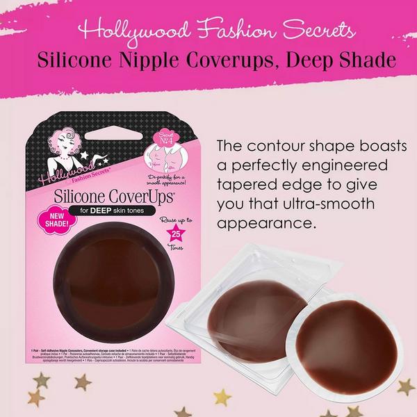 Hollywood Fashion Secrets Silicone CoverUps, Self-Adhesive Nipple Concealers #2