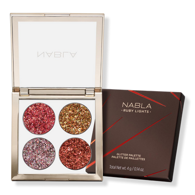 NABLA Ruby Lights Glitter Palette