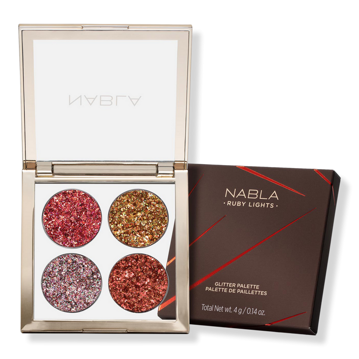 NABLA Ruby Lights Glitter Palette #1