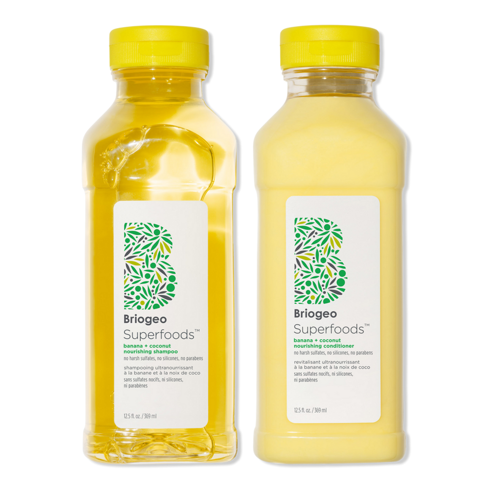 Briogeo Superfoods Banana + Coconut Nourishing Shampoo + Conditioner Duo For Dry Hair