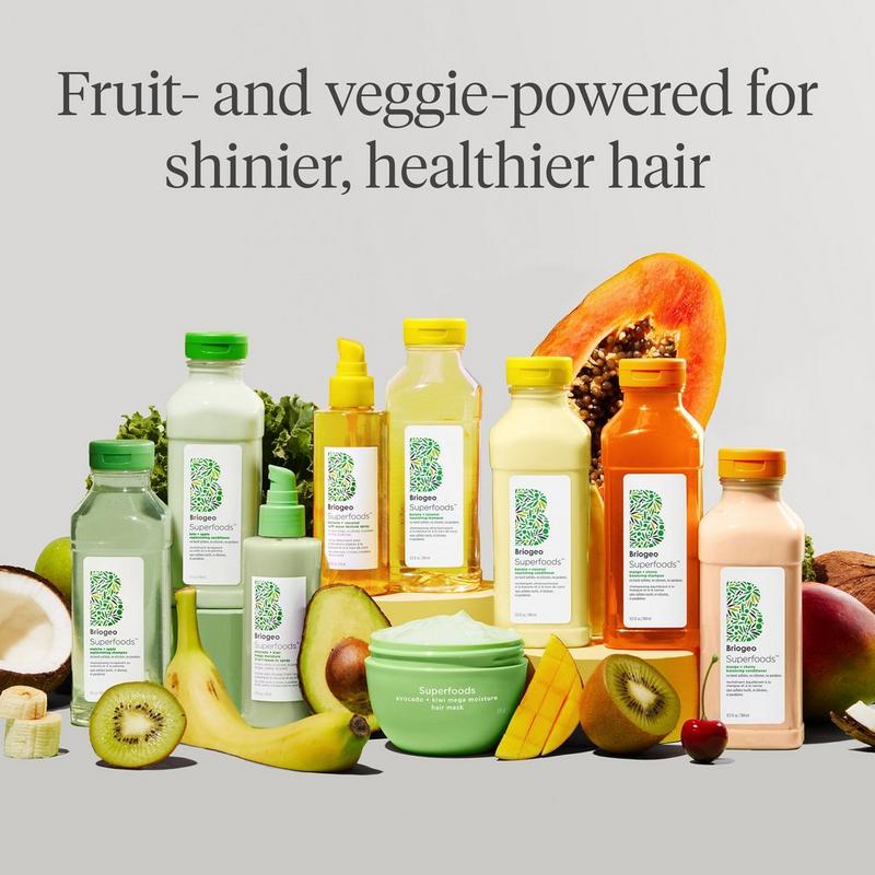 Briogeo - 8.0 oz Superfoods Avocado + Kiwi Mega Moisture Hair Mask