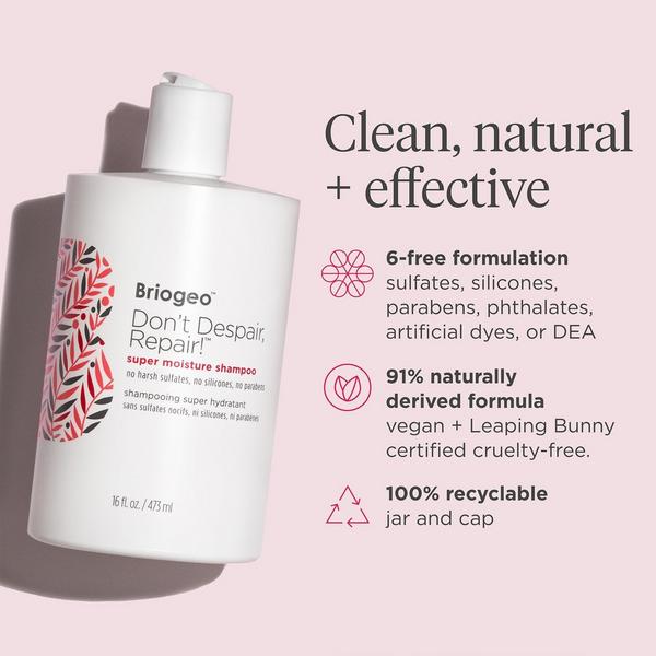 Briogeo Don't Despair, Repair! Super Moisture Shampoo for Damaged Hair #2