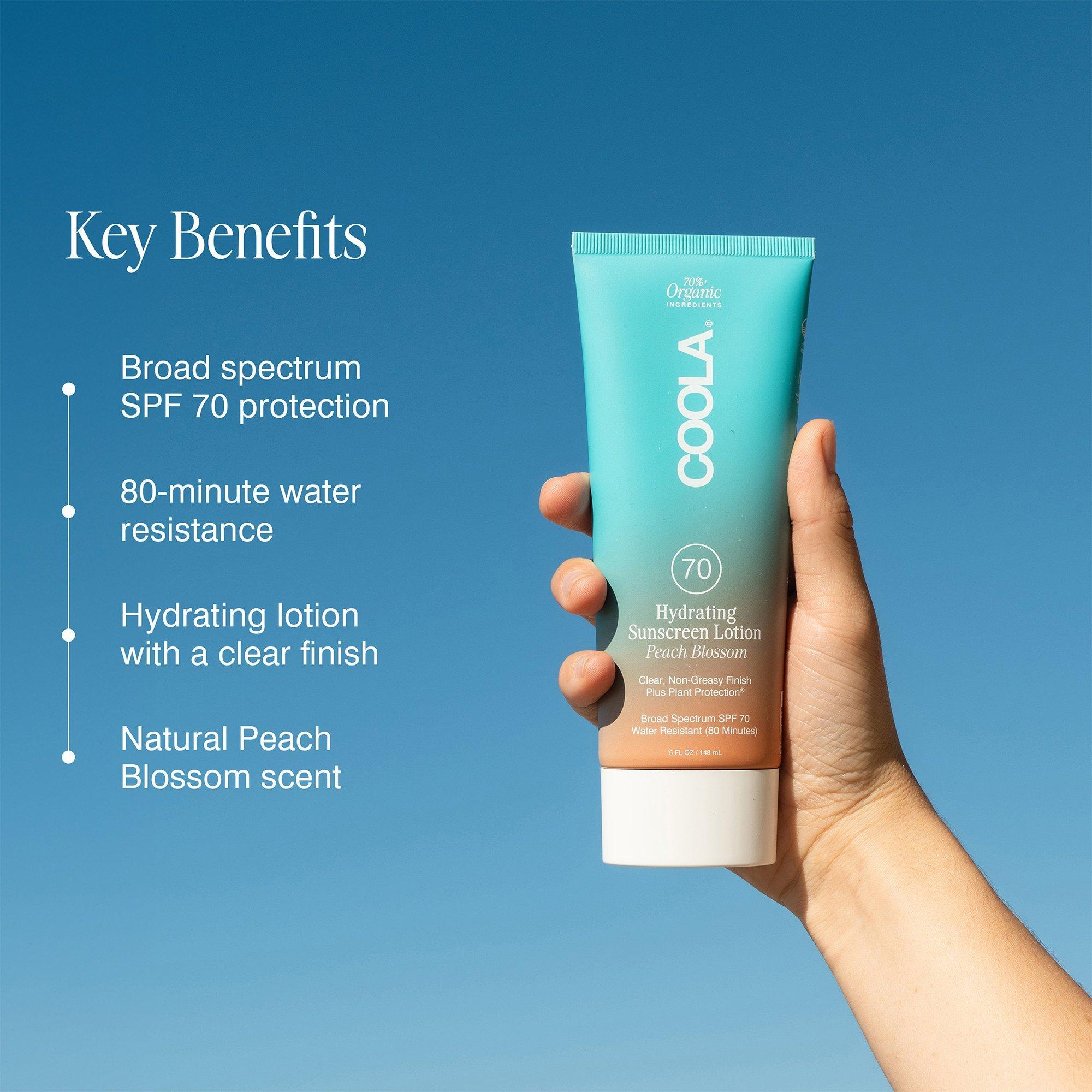 Классический солнцезащитный крем для тела Coola Peach Blossom, SPF 70 — фото 3