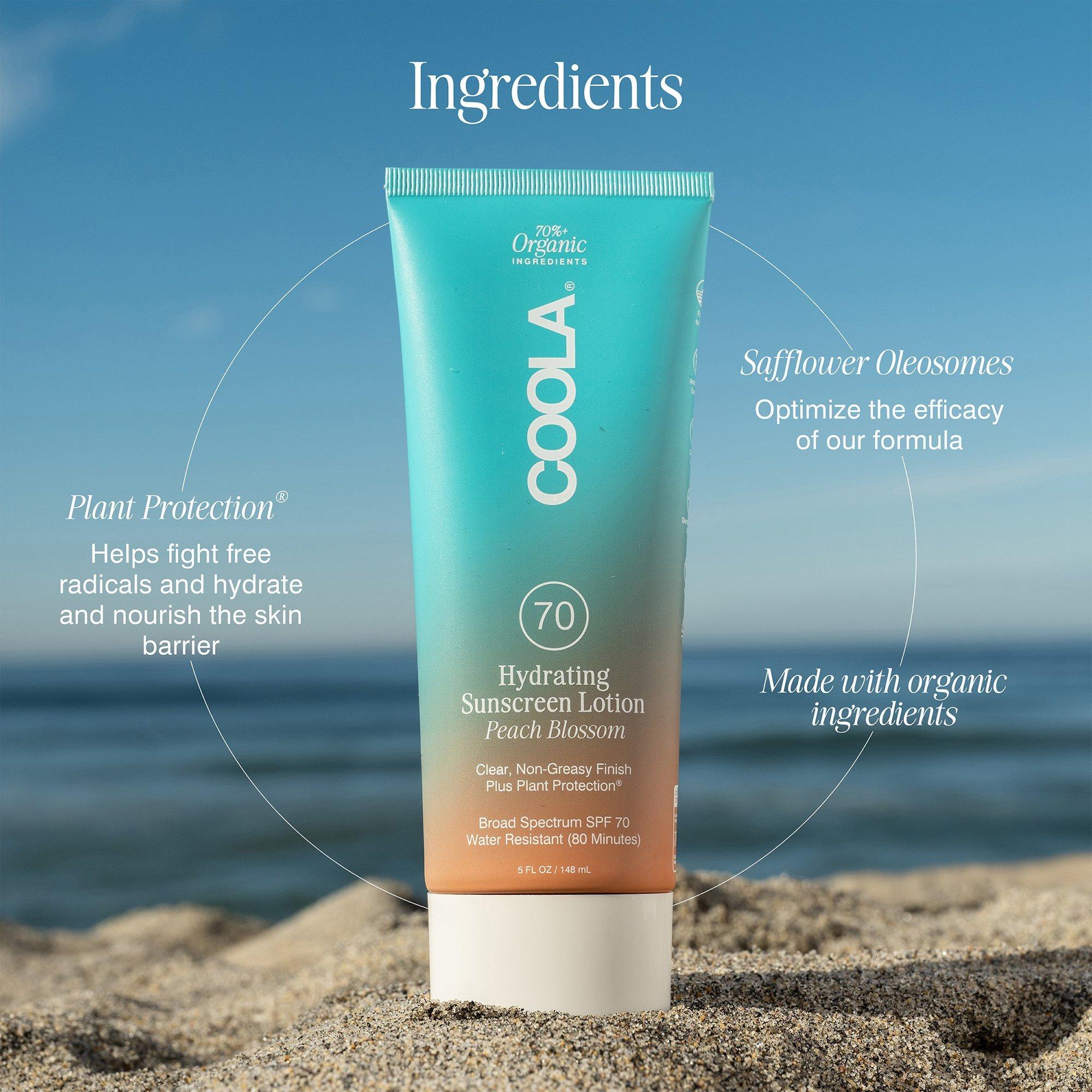 Классический солнцезащитный крем для тела Coola Peach Blossom, SPF 70 — фото 4