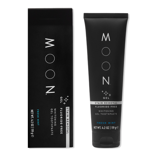 Moon Stain Removal Fluoride Free Gel Whitening Toothpaste